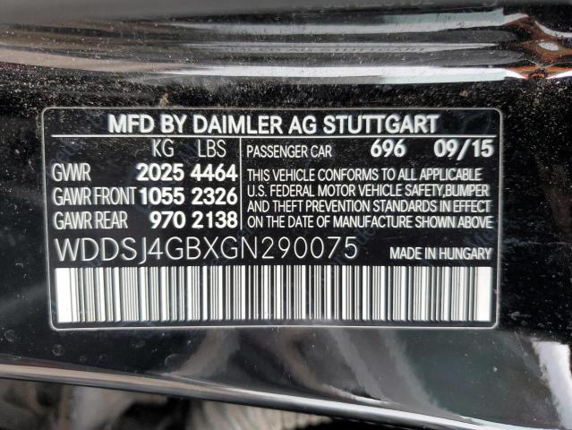 VIN WDDSJ4GBXGN290075 2016 Mercedes-Benz CLA-Class,... no.12