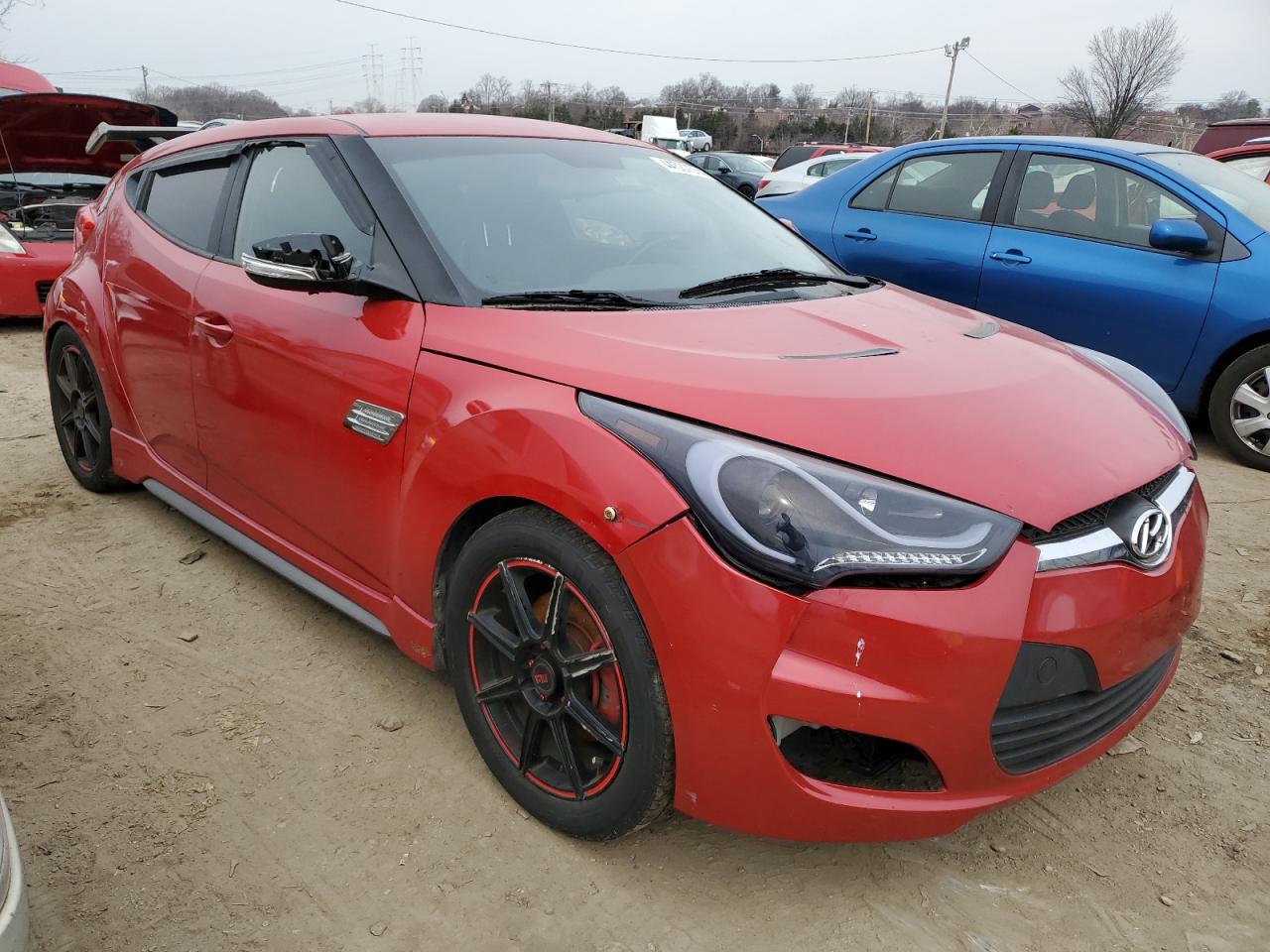 KMHTC6AE0EU183669 2014 Hyundai Veloster Turbo