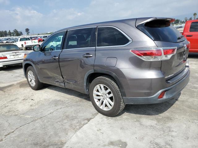 VIN 5TDZARFH7ES008817 2014 Toyota Highlander, LE no.2