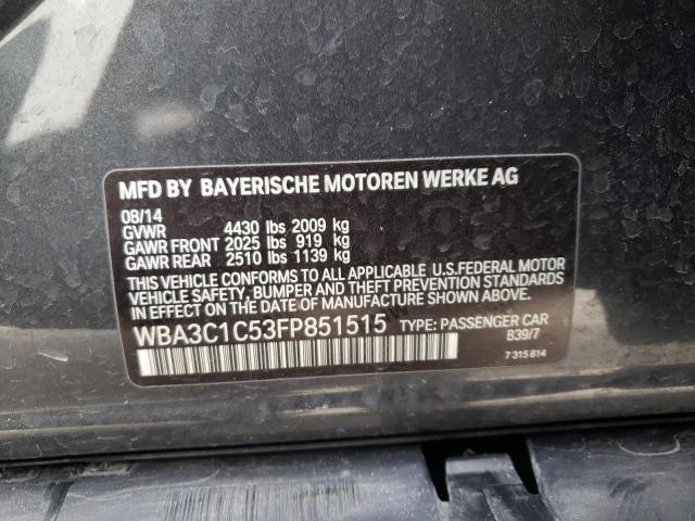 2015 BMW 328 I SULE WBA3C1C53FP851515