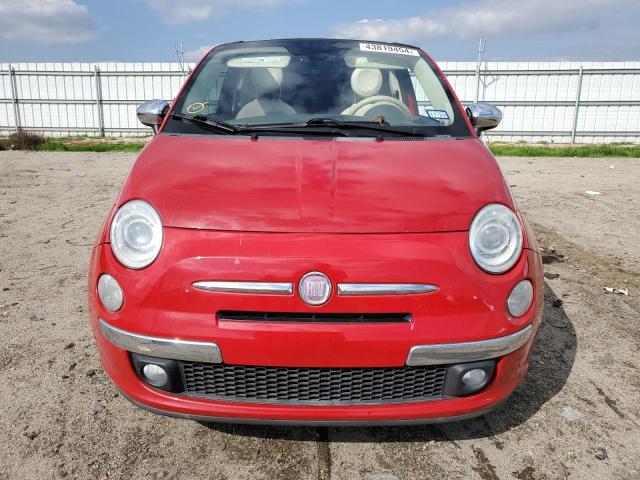 Кабриолеты FIAT 500 2012 Красный