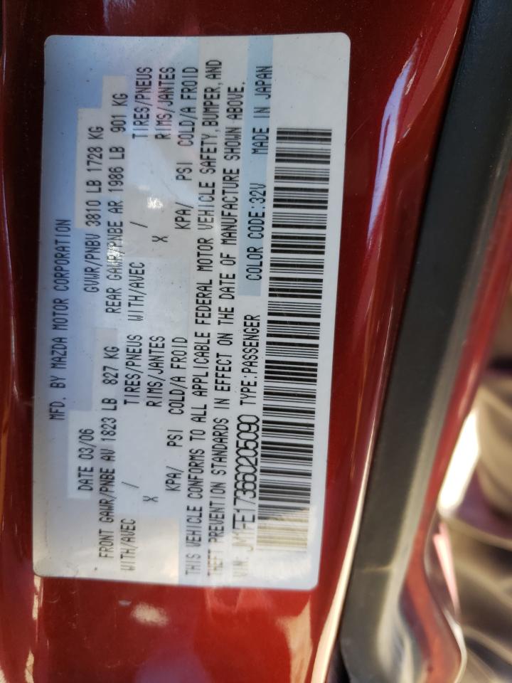 JM1FE173660205090 2006 Mazda Rx8