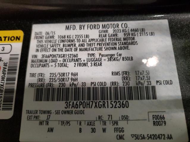 2016 FORD 1110 3FA6P0H7XGR152360