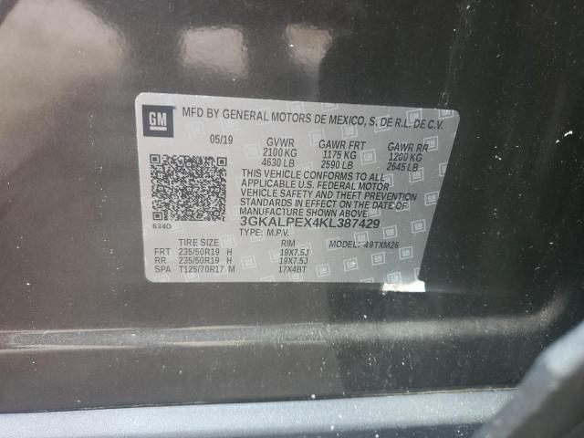2019 GMC TERRAIN SL 3GKALPEX4KL387429