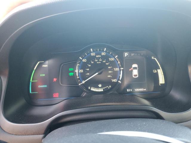 2017 HYUNDAI IONIQ BLUE - KMHC65LC7HU054510