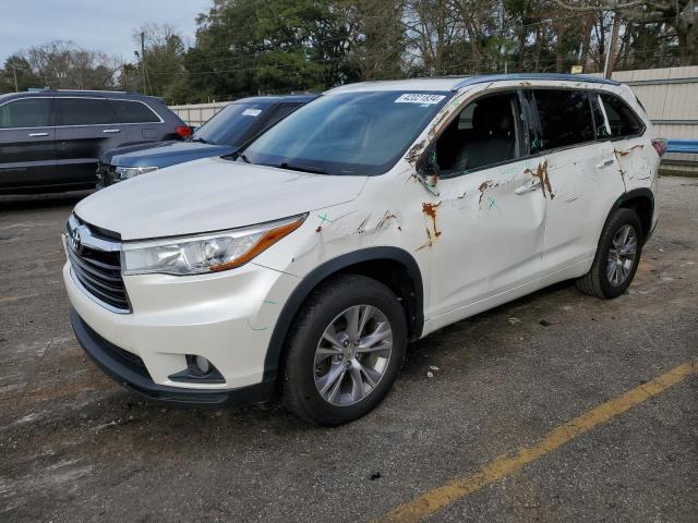 VIN 5TDKKRFHXFS052732 2015 Toyota Highlander, Xle no.1