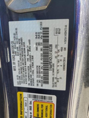 2020 FORD MUSTANG 1FA6P8TH2L5150338