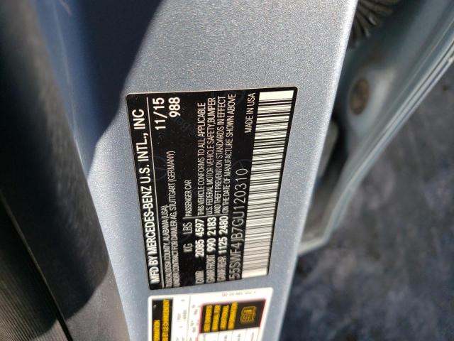 2016 MERCEDES-BENZ C 300 55SWF4JB7GU120310