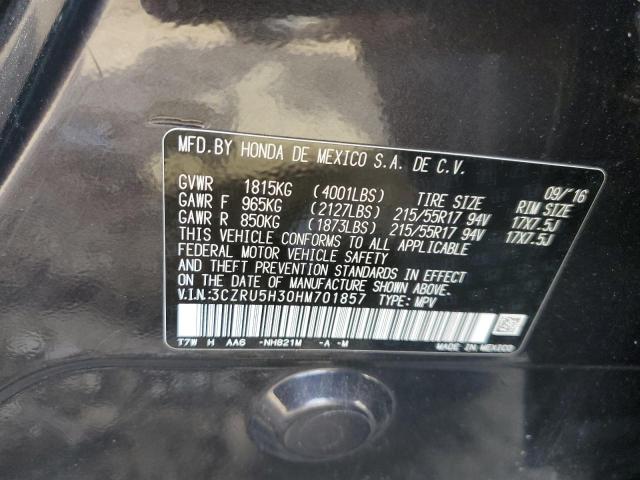 2017 HONDA HR-V LX 3CZRU5H30HM701857