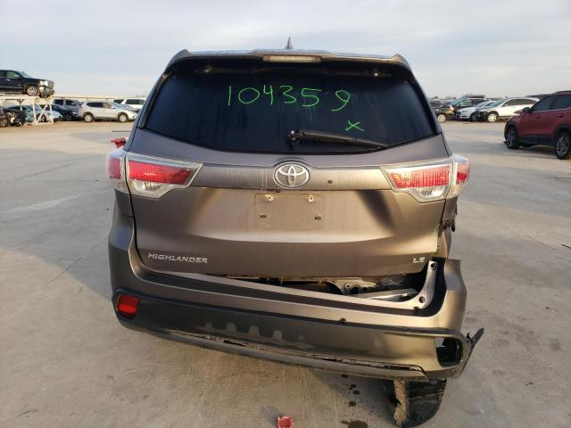 VIN 5TDZKRFH2FS110590 2015 Toyota Highlander, LE no.6