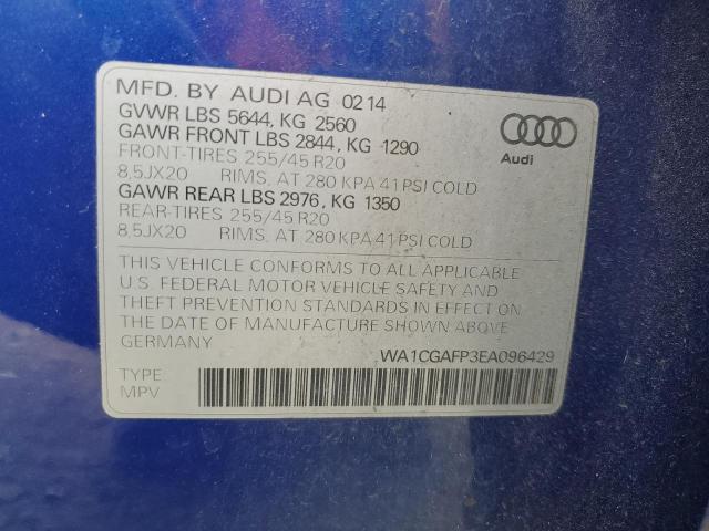 WA1CGAFP3EA096429 2014 AUDI SQ5 - Image 14