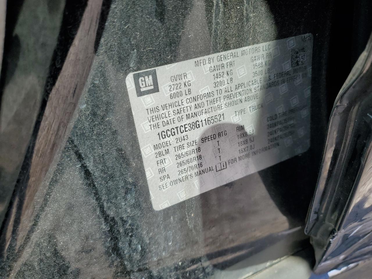 CHEVROLET COLORADO LT