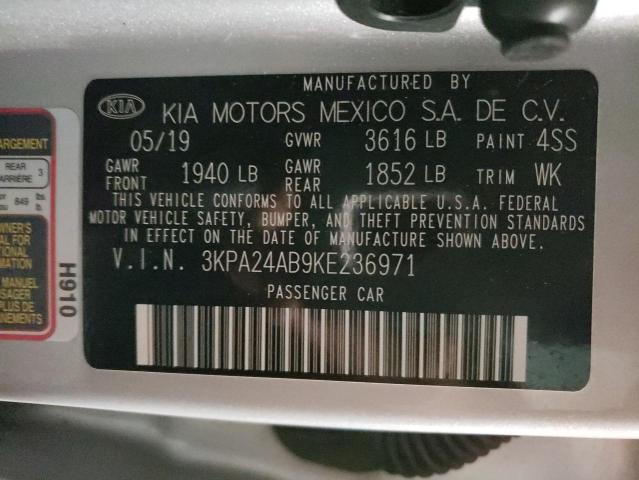 2019 KIA RIO S - 3KPA24AB9KE236971