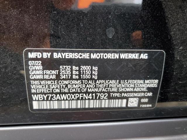 2023 BMW I4 EDRIVE4 WBY73AW0XPFN41792