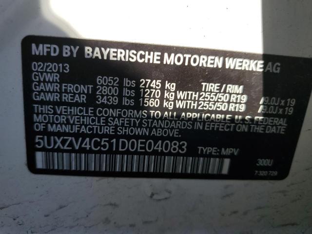 VIN 5UXZV4C51D0E04083 2013 BMW X5, Xdrive35I no.13