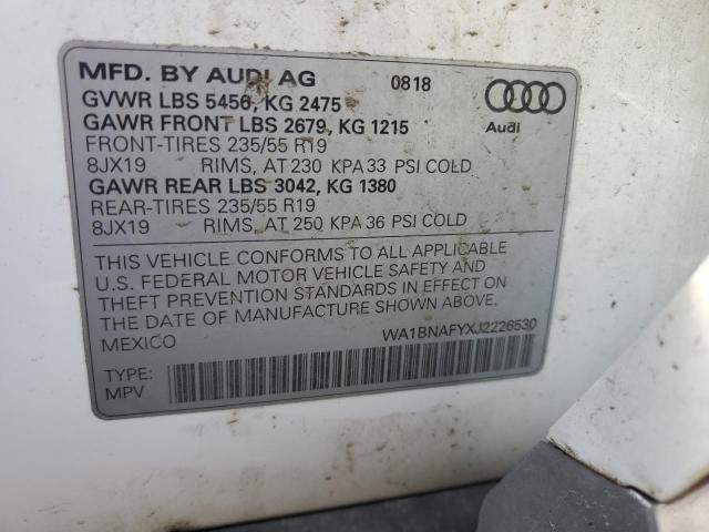 WA1BNAFYXJ2226530 2018 AUDI Q5, photo no. 12