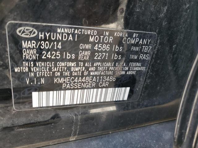 Lot #2425224459 2014 HYUNDAI SONATA HYB salvage car