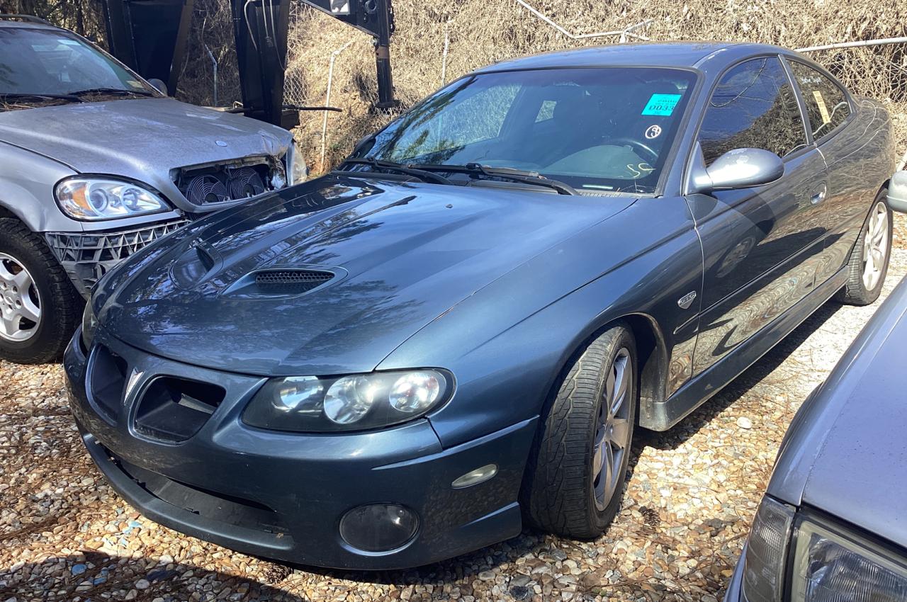 6G2VX12U26L520416 2006 Pontiac Gto