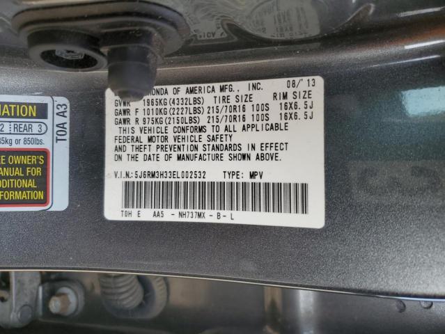 2014 Honda Cr-V Lx VIN: 5J6RM3H33EL002532 Lot: 41654674