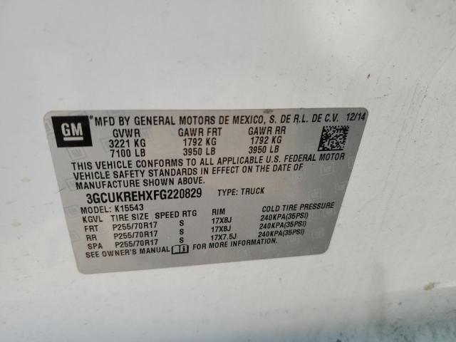 2015 CHEVROLET 10/1500 - 3GCUKREHXFG220829