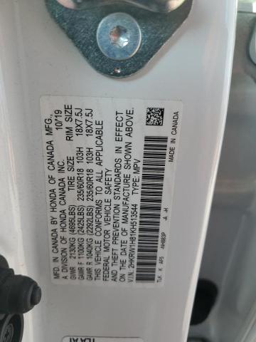 2019 HONDA CR-V EXL 2HKRW1H81KH513544