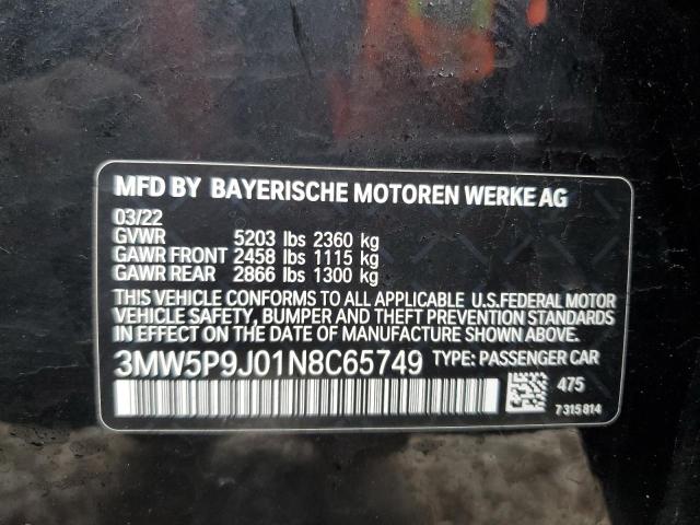 2022 BMW 330XE - 3MW5P9J01N8C65749