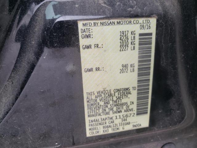 2017 NISSAN ALTIMA 2.5 - 1N4AL3AP7HC115672