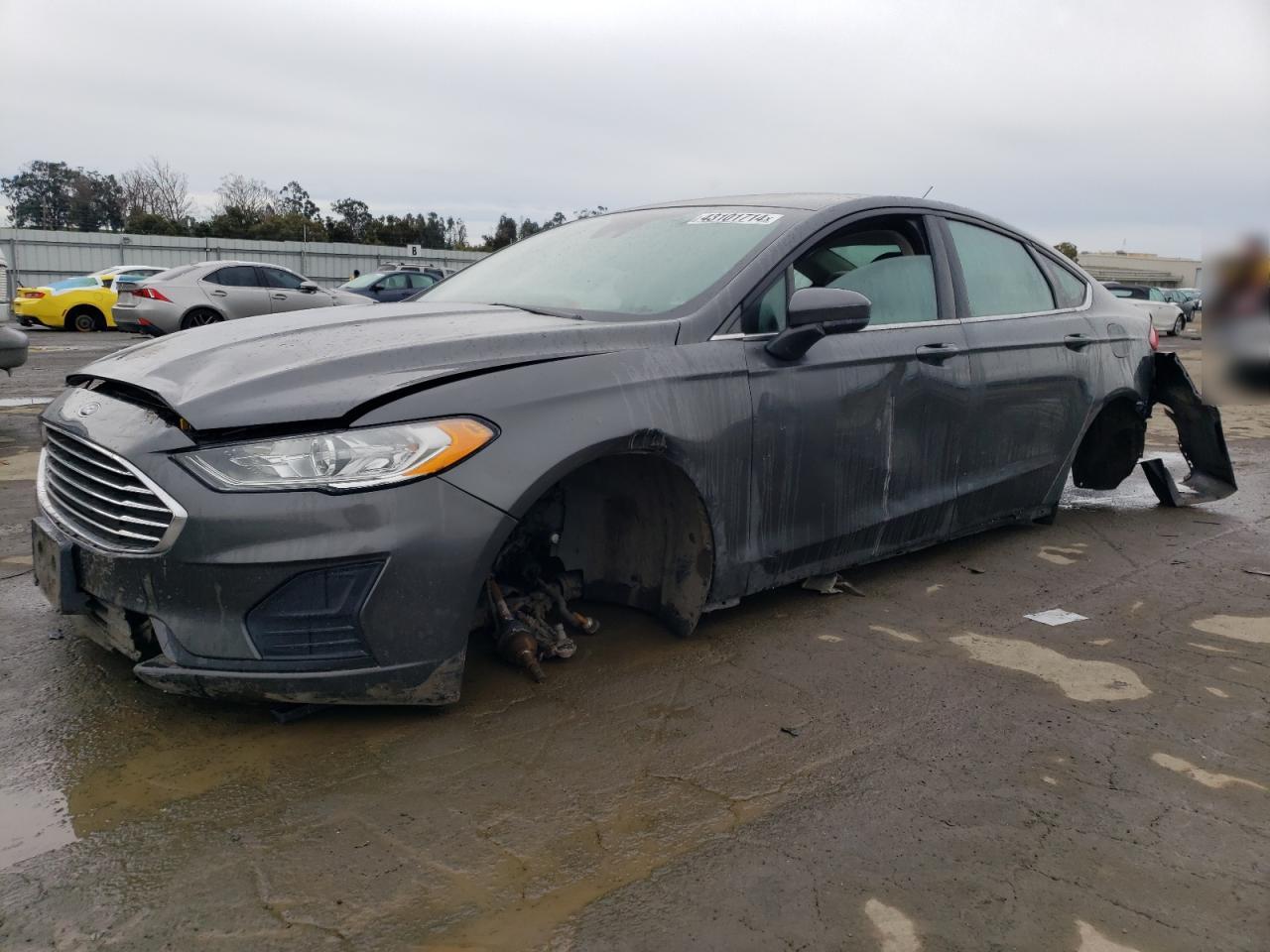 2019 Ford Fusion S vin: 3FA6P0G7XKR284657