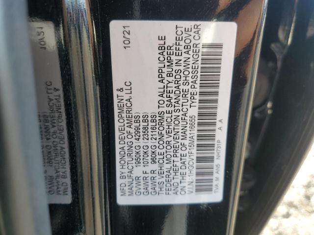 2021 HONDA ACCORD LX 1HGCV1F15MA116655
