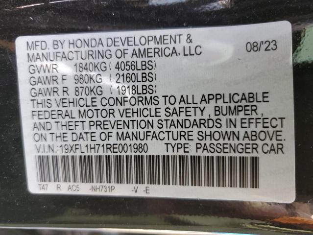 2024 HONDA CIVIC EXL 19XFL1H71RE001980
