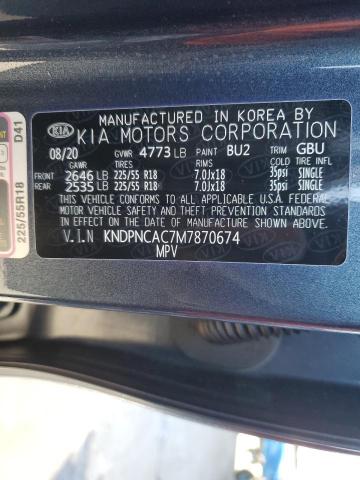 2021 KIA SPORTAGE E - KNDPNCAC7M7870674