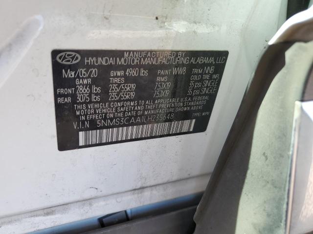 2020 HYUNDAI SANTA FE S 5NMS3CAA1LH235648