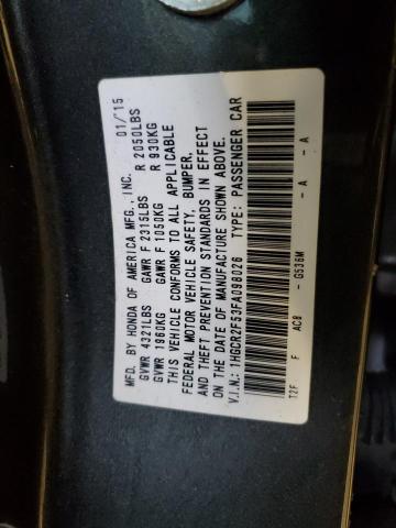 2015 HONDA ACCORD SPO 1HGCR2F53FA098026