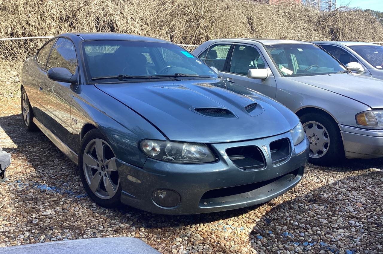 6G2VX12U26L520416 2006 Pontiac Gto