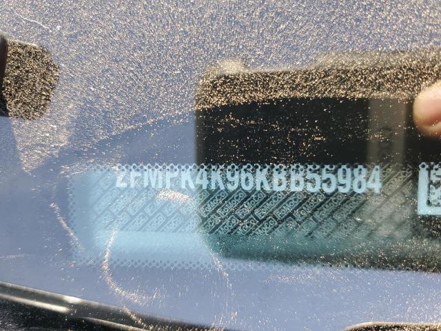 2019 Ford Edge Titanium VIN: 2FMPK4K96KBB55984 Lot: 41853774