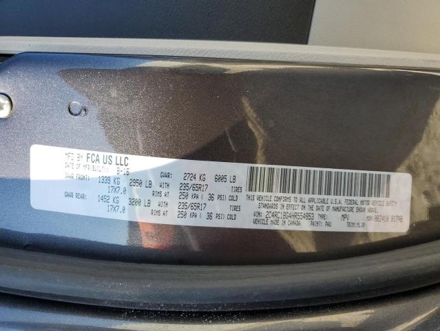 2017 CHRYSLER PACIFICA T 2C4RC1BG4HR554853