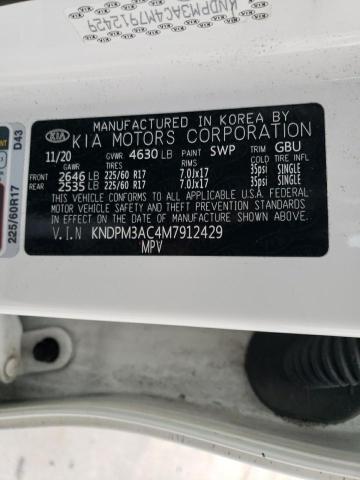 2021 KIA SPORTAGE L KNDPM3AC4M7912429