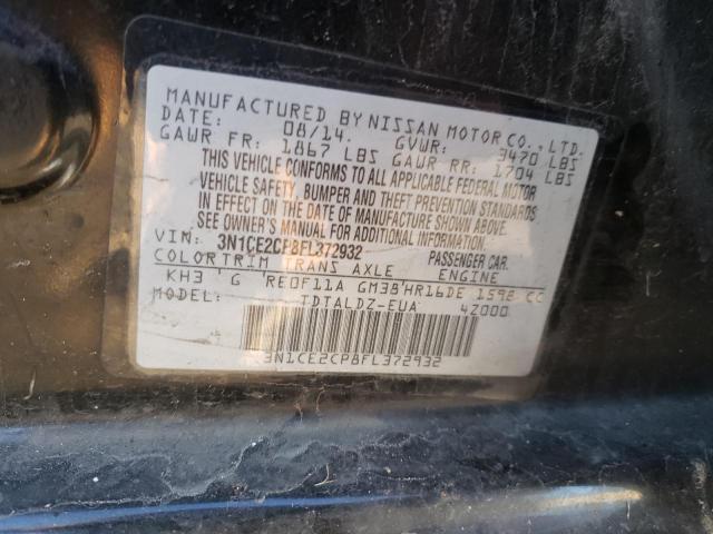 2015 Nissan Versa Note S VIN: 3N1CE2CP8FL372932 Lot: 41284314