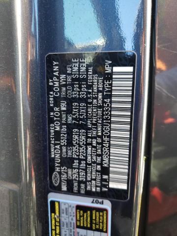 2016 HYUNDAI SANTA FE S KM8SR4HF0GU133354