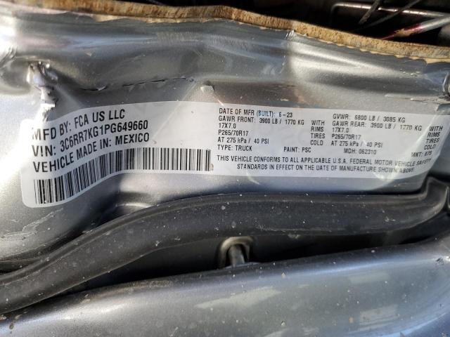 2023 RAM 1500 CLASS 3C6RR7KG1PG649660