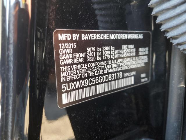 Lot #2488968576 2016 BMW X3 XDRIVE2 salvage car
