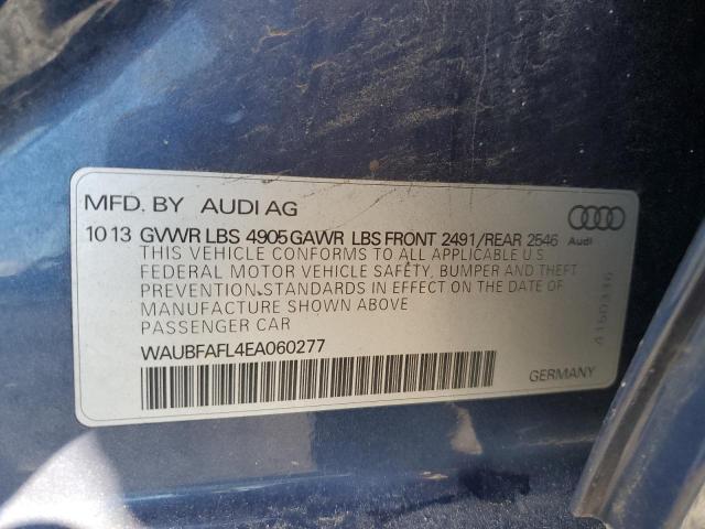 VIN WAUBFAFL4EA060277 2014 Audi A4, Premium no.13