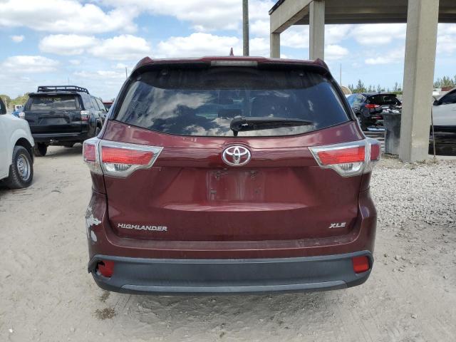 VIN 5TDKKRFH7ES006287 2014 Toyota Highlander, Xle no.6