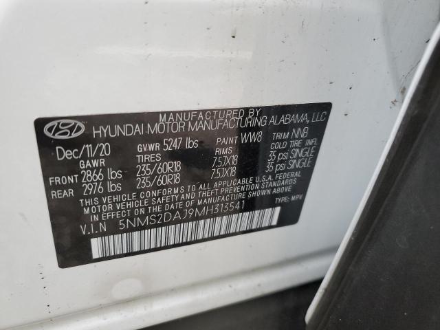 2021 HYUNDAI SANTA FE S 5NMS2DAJ9MH313541