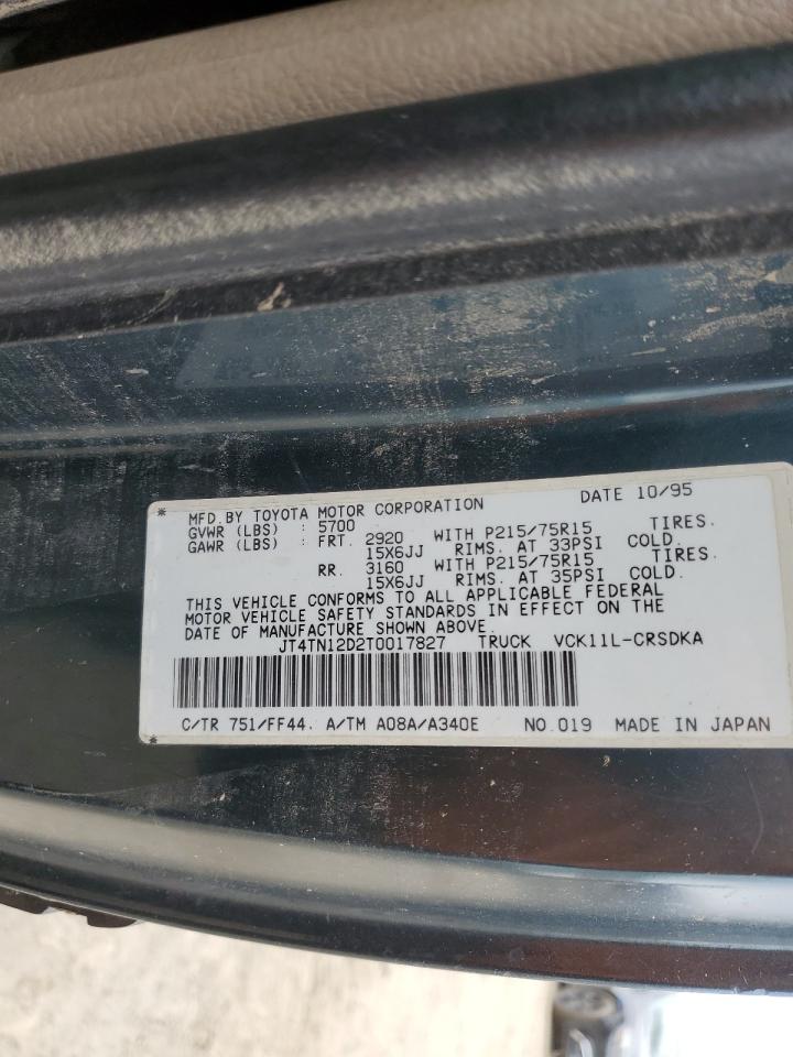 JT4TN12D2T0017827 1996 Toyota T100 Xtracab