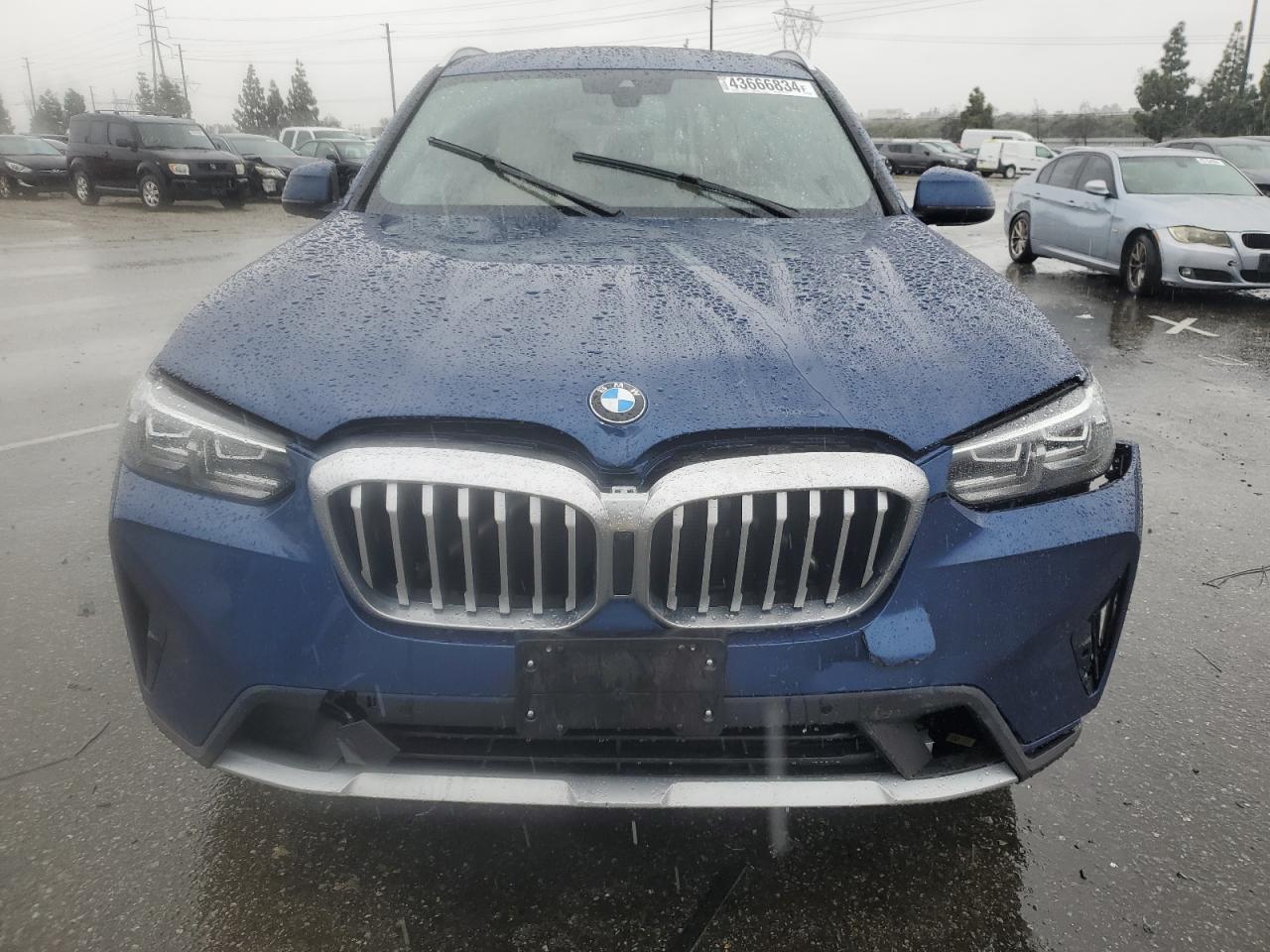 5UX43DP00N9K88206 2022 BMW X3 Sdrive30I