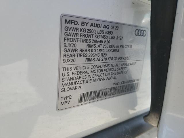 VIN WA1LCBF74PD028160 2023 Audi Q7, Premium Plus no.14