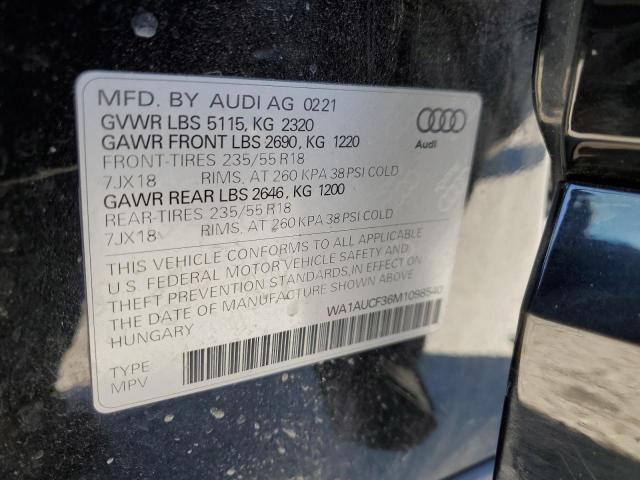 WA1AUCF36M1098540 Audi Q3 PREMIUM 13