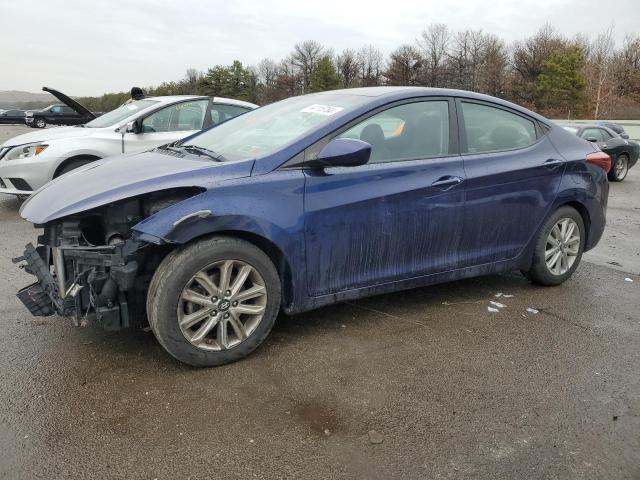 HYUNDAI ELANTRA SE 2014 blue sedan 4d gas 5NPDH4AE2EH529584 photo #1