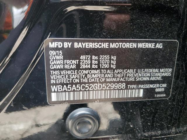 2016 BMW 528 I WBA5A5C52GD529988